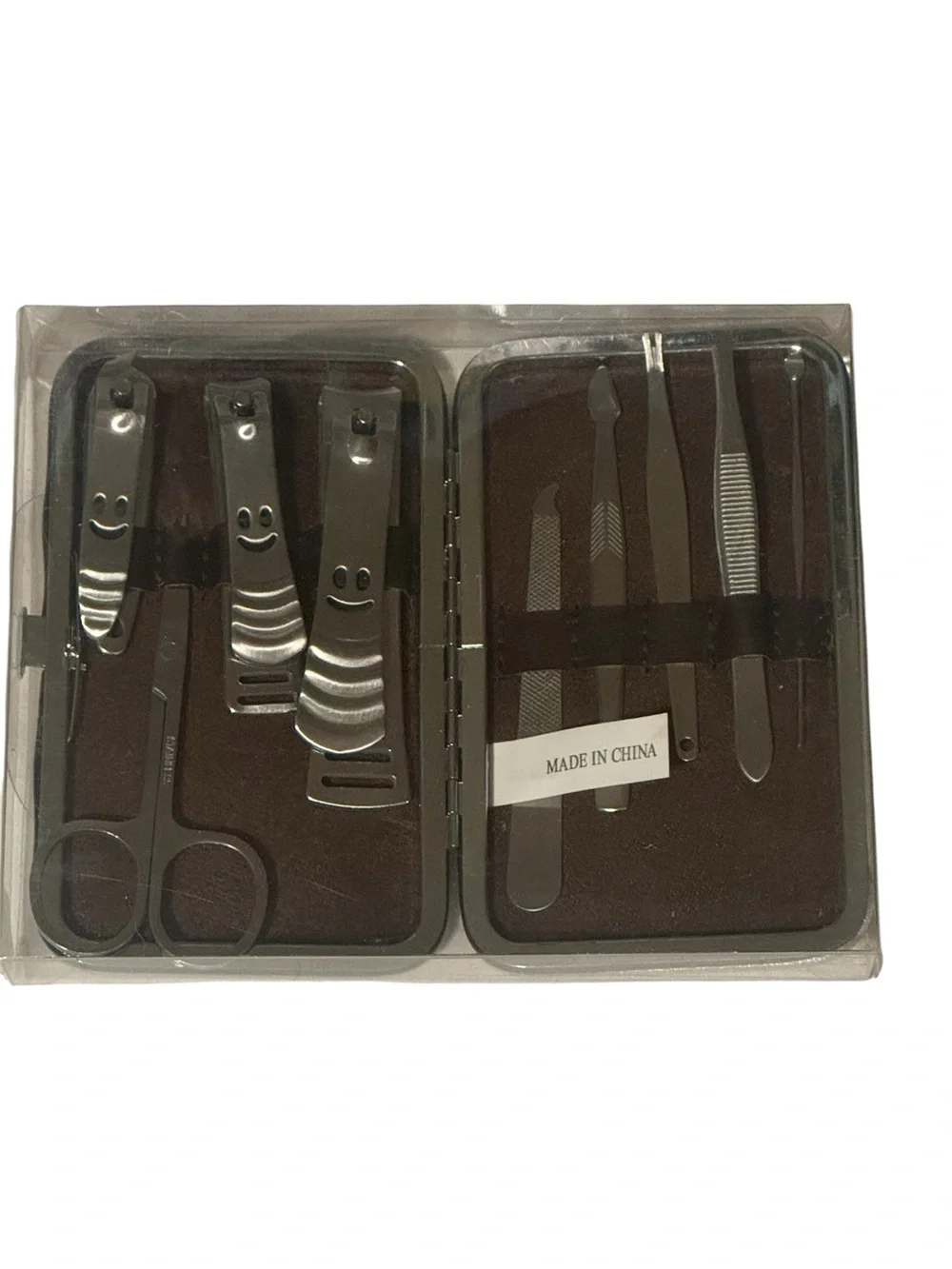 7-Piece Stainless Steel Manicure Set - Silver with Case NEW!